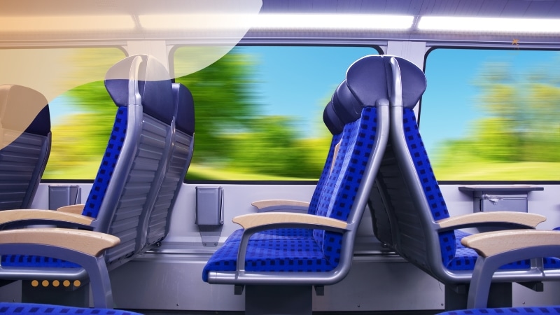 Motivo porque trens não possuem cinto de segurança