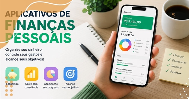 Aplicativos de finanças pessoais