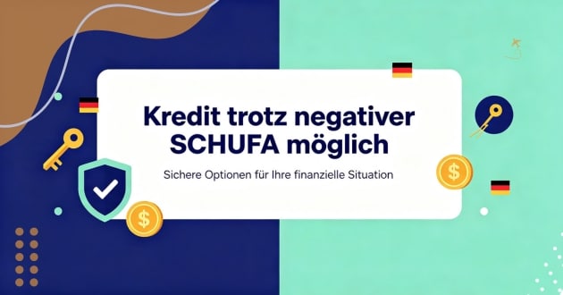 kredit trotz negativer schufa möglich
