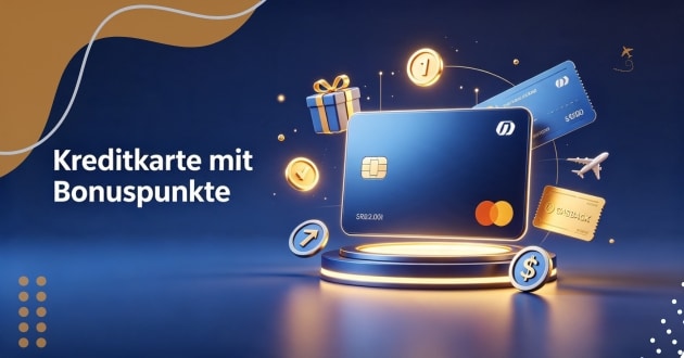 Kreditkarte mit Bonuspunkte